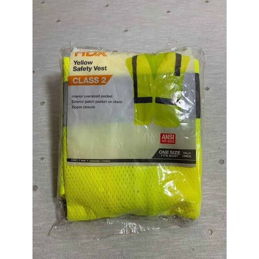 - safety vest class 2 ANSI 107-2015 Garment Bright Yellow